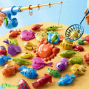 Kit de Brinquedos de Pesca Infantil – Jogo Educativo para Banho e Piscina Kit de Brinquedos de Pesca Infantil – Jogo