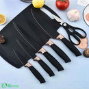 Kit de Utensílios de Cozinha em Silicone - Jogo de 19 Utensílios Preto