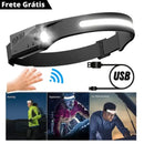 Lanterna de Cabeça Recarregável USB com Sensor - LightVision ferramentas 91