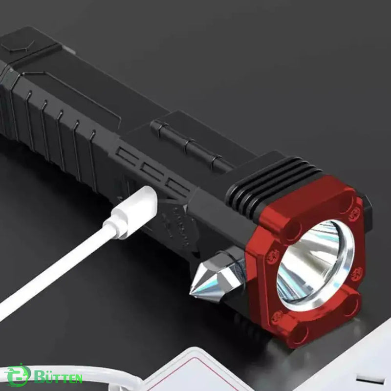 Lanterna Tática 4 em 1 com Powerbank Integrado Lanterna Tática 4 em 1 com Powerbank Integrado