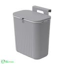 Lixeira Embutida de Pia para Cozinha Cinza