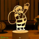 Luminária Decoração para Natal com 4 Estilos Diferentes Papai Noel Luminária Decoração para Natal com 4 Estilos