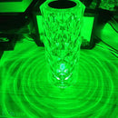 Luminária em Cristal de Mesa Led - 16 Cores de Led