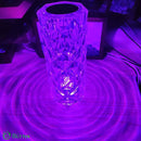 Luminária em Cristal de Mesa Led - 16 Cores de Led