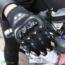 Luva Motociclista Couro Resistente Impermeavel - Hand Shield Cinza / M Luva Motociclista Couro Resistente Impermeavel