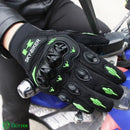 Luva Motociclista Couro Resistente Impermeavel - Hand Shield Verde / M Luva Motociclista Couro Resistente Impermeavel