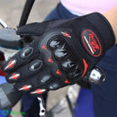 Luva Motociclista Couro Resistente Impermeavel - Hand Shield Vermelho / M Luva Motociclista Couro Resistente