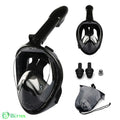 Máscara de Mergulho Snorkel com Suporte para Câmera GoPro Preto Máscara de Mergulho Snorkel com Suporte para Câmera