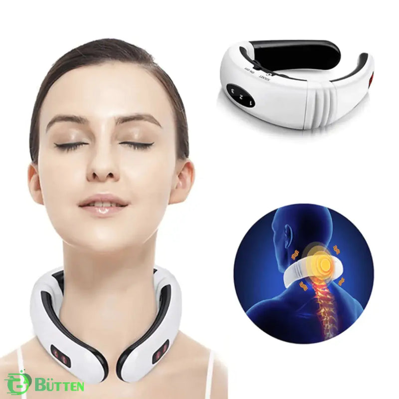 Massageador Elétrico Portátil de Pescoço - NeckRelax Massageador Elétrico Portátil de Pescoço - NeckRelax