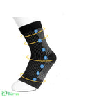 Meia de Alta Compressão - Corrida Fitness Reduz A Fadiga Muscular Meia de Alta Compressão - Corrida Fitness Reduz A