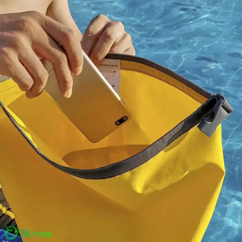 Mochila Flutuante Impermeável Amarelo / 10L Mochila Flutuante Impermeável