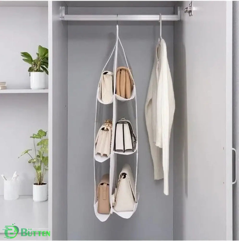 Organizador de Bolsa Feminina para Armário
