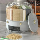 Organizador Giratório 360° Automático para Alimentos - À Prova De Umidade Branco Organizador Giratório 360°