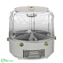 Organizador Giratório 360° Automático para Alimentos - À Prova De Umidade Branco Organizador Giratório 360°