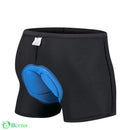 Short Bermuda Ciclismo Com Almofada em Gel 5D Azul / P Short Bermuda Ciclismo Com Almofada em Gel 5D
