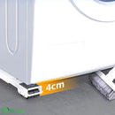 Suporte Base com Rodinhas para Móveis 2 Unidades