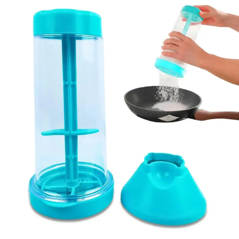 Tapioqueira Polvilhador De Tapioca - Peneira E Armazena - Tapy Azul Tapioqueira Polvilhador