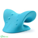 Travesseiro Terapêutico Para Relaxamento Cervical: Alívio de Tensões Azul Travesseiro Terapêutico