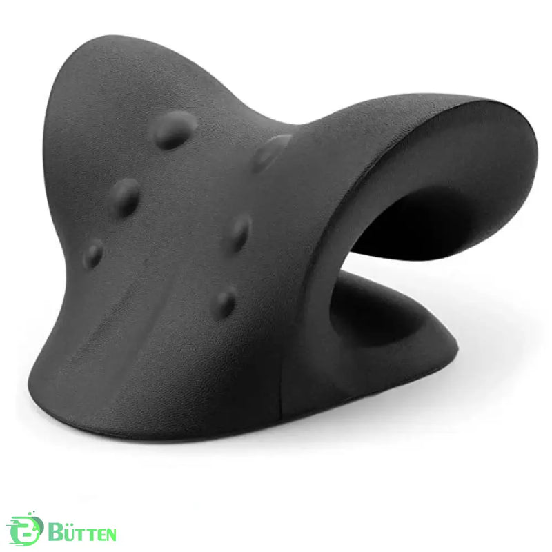 Travesseiro Terapêutico Para Relaxamento Cervical: Alívio de Tensões Preto Travesseiro Terapêutico